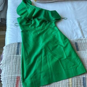 j crew one shoulder dress brand new
